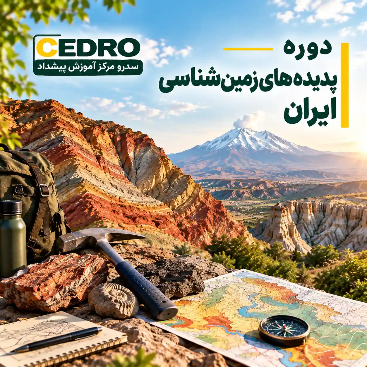 آشنایی با پدیده‌های زمین‌شناسی ایران (ژئومورفولوژی ایران)